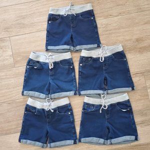 Justice Knitted Waist Midi Shorts Size 8